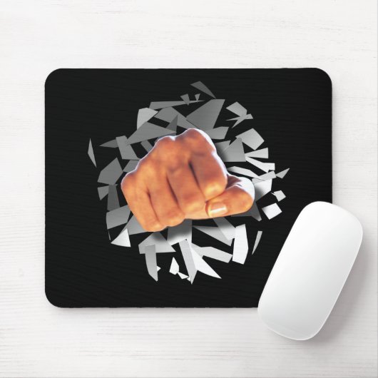 Faust durchstechen! mousepad (Mit Mouse)