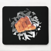 Faust durchstechen! mousepad (Vorne)