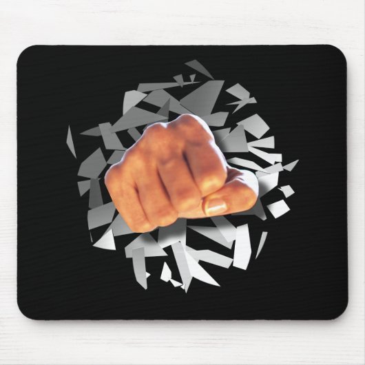 Faust durchstechen! mousepad (Vorne)