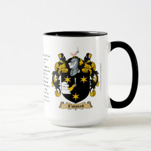 Faust-Familien-Wappen Tasse