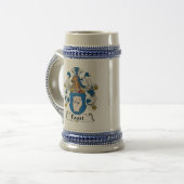 Faust-Familienwappen Bierglas (Vorderseite Links)