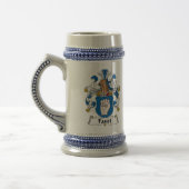 Faust-Familienwappen Bierglas (Links)