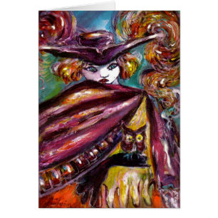 FAUST Geheimnisvolle Maske Dreispitz und Eule Hall
