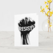 Faust halten karte (Gelbe Blume)