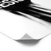 Faust halten poster (Ecke)