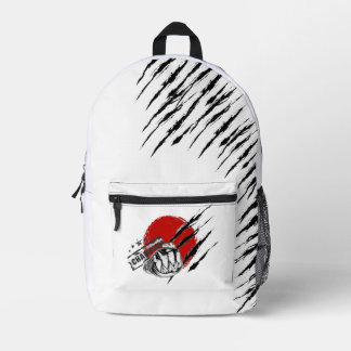 Faust Handschuh Roter Kreis Krallenmarken Rucksack