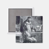 Faust in seiner Studie, von Goethes Faust, 1828, ( Magnet (Vorderseite/Rückseite)