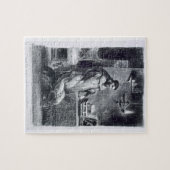 Faust in seiner Studie, von Goethes Faust, 1828, Puzzle (Horizontal)