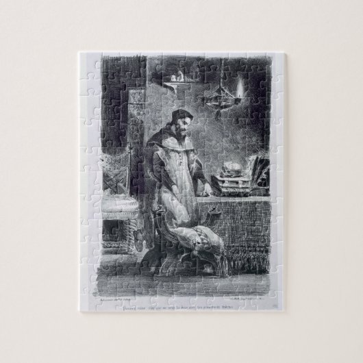 Faust in seiner Studie, von Goethes Faust, 1828, Puzzle (Vertikal)
