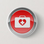 Faust-Liebe unterstützt Knopf Button (Vorderseite)