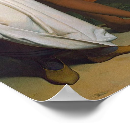 Faust & Marguerite Im Garten von A. Scheffer Poster (Ecke)