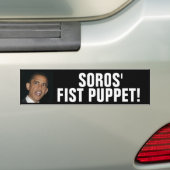 FAUST-MARIONETTE SOROS! AntiObama Autoaufkleber (Auf Auto)