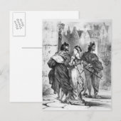 Faust meeting Marguerite Postkarte (Vorne/Hinten)