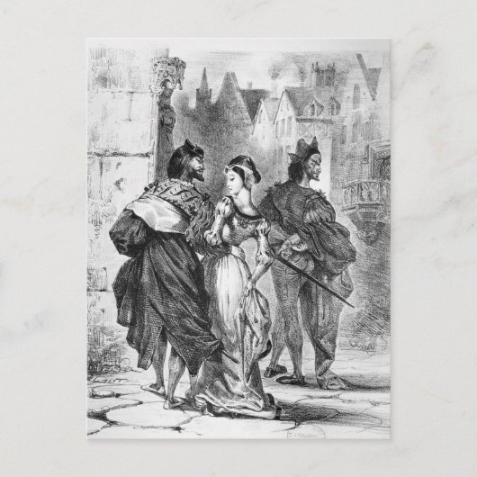 Faust meeting Marguerite Postkarte (Vorderseite)