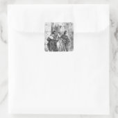 Faust Meeting Marguerite Quadratischer Aufkleber (Tasche)