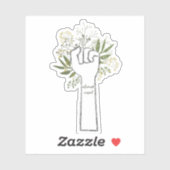 Faust mit Zustimmung Aufkleber (Blatt)