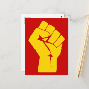 Faust, Rebell, Aufruhr, Widerstand, Kommunistische Postkarte