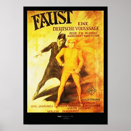 Faust Restored Adaptation Poster (Vorne)