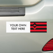 FAUST-STOLZ-FLAGGE AUTOAUFKLEBER (Auf Auto)