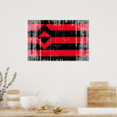 FAUST-STOLZ-FLAGGE POSTER (Küche)