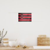 FAUST-STOLZ-FLAGGE POSTER (Küche)