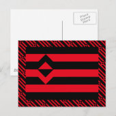 FAUST-STOLZ-FLAGGE POSTKARTE (Vorne/Hinten)