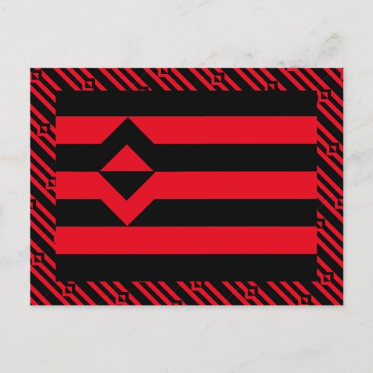 FAUST-STOLZ-FLAGGE POSTKARTE (Vorderseite)