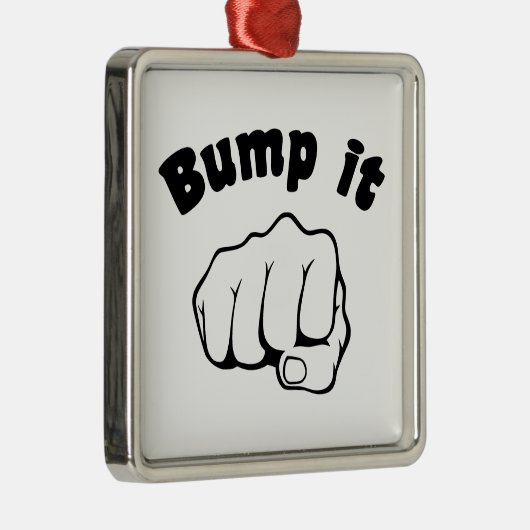 Faust-Stoß es Ornament Aus Metall (Rechts)