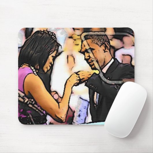 Faust-Stoß Mousepad (Mit Mouse)