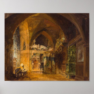 Faust-Studie von Konrad Petrides Poster