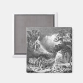Faust und Mephistophelen an den Hexen Magnet (Vorderseite/Rückseite)