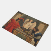 Faust und Mephistophelen Schachspielen Fußmatte (Schrägansicht)