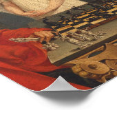 Faust und Mephistophelen Schachspielen Poster (Ecke)