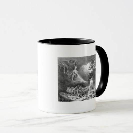 Faust und Mephistopheles an den Hexen Tasse (VorderseiteRechts)