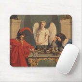 Faust und Mephistopheles beim Schachspiel Mousepad (Mit Mouse)