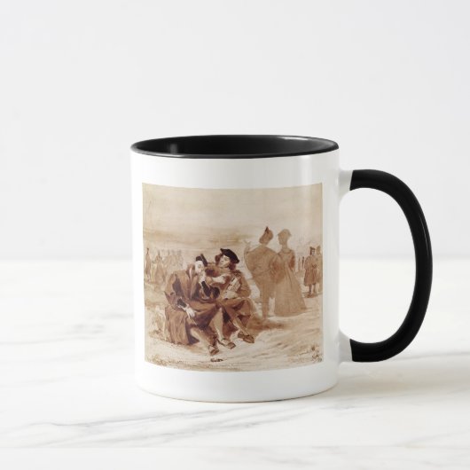 Faust und Wagner im Gespräch herein Tasse (Rechts)