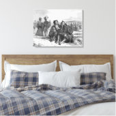Faust und Wagner im Gespräch Leinwanddruck (Insitu (Schlafzimmer))