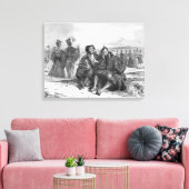 Faust und Wagner im Gespräch Leinwanddruck (Insitu (Wohnzimmer))
