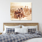 Faust und Wagner im Gespräch Leinwanddruck (Insitu (Schlafzimmer))