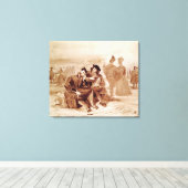 Faust und Wagner im Gespräch Leinwanddruck (Insitu (Holzboden))