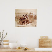 Faust und Wagner im Gespräch Poster (Küche)