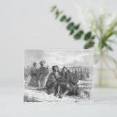 Faust und Wagner im Gespräch Postkarte (Stehend Vorderseite)