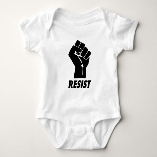 Faust widerstehen baby strampler (Vorderseite)