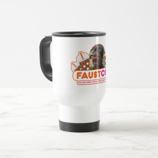 FaustCon Travel Mug Reisebecher (Vorderseite Links)