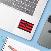 Faustdruckmarkierung Aufkleber (Laptop mit iPhone)