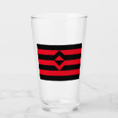 Faustdruckmarkierung Glas (Vorderseite)