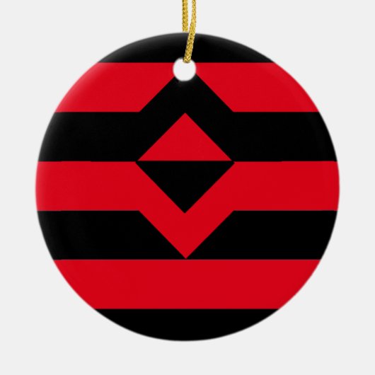Faustdruckmarkierung Keramik Ornament (Vorne)