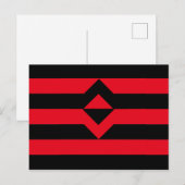 Faustdruckmarkierung Postkarte (Vorne/Hinten)