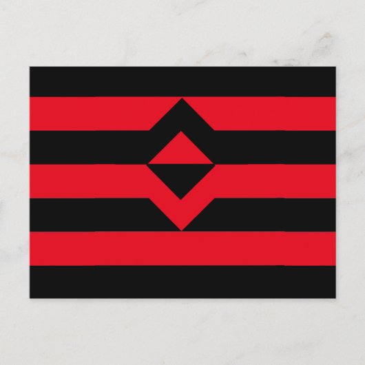 Faustdruckmarkierung Postkarte (Vorderseite)