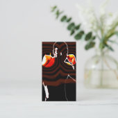 Fäuste des Feuers Visitenkarte (Stehend Vorderseite)